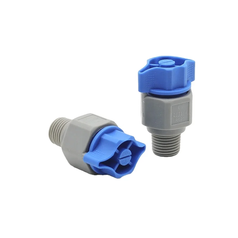 Plastic Flat Jet Spray Nozzles Hollow Cone Tips Agricultural Garden Plastic Spray Nozzles