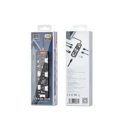 WiWU  Wholesale USB C Hub Adapter 7 in 1 USB-C Hub For Laptop & Tablet 100W Charging, SD/TF USB 3.0 Hub