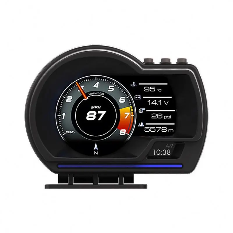 Gps Navigation System Electronic Digital Wireless Speedometer Hud Head Up Display Protective Screen