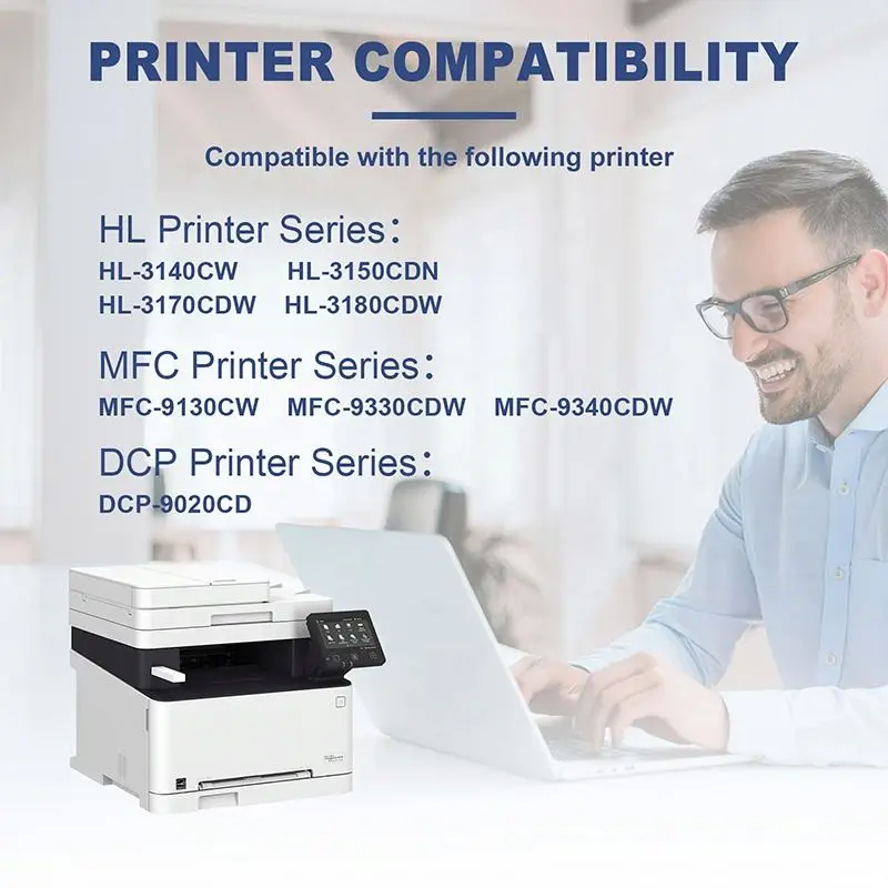 TN433 Compatible Toner Cartridges for Brother HL-L8260CDW TN413 TN423 TN493 Printer Cartridge