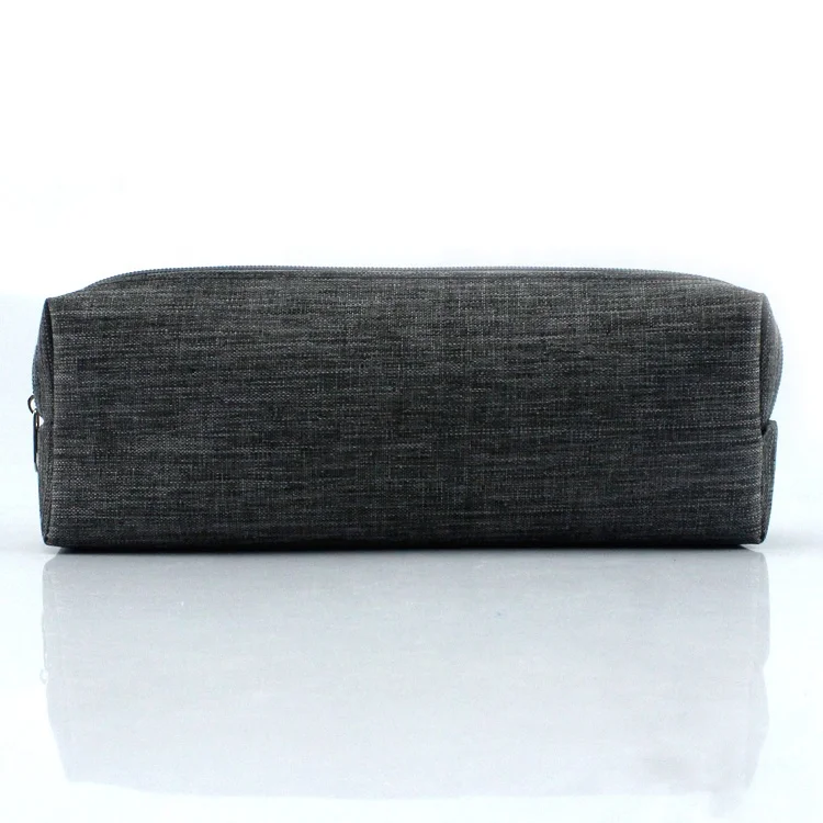 School office new custom logo canvas oxford case pencil bag