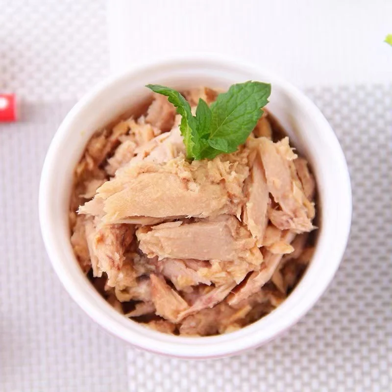 Оптовая цена, консервированные продукты, портативный вкусный здоровый консервированный тунец