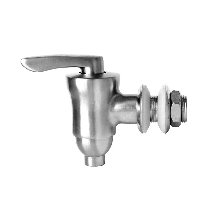 Replacement Spigot Brushed Stainless Steel and Ceramic Valve Water Dispenser Faucet fits Berkey and Gravity Filter system