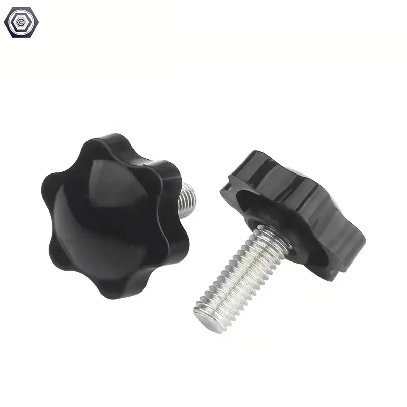 Stainless steel/zinc plated Plastic Torx Handle knob Screw Thumb Screw