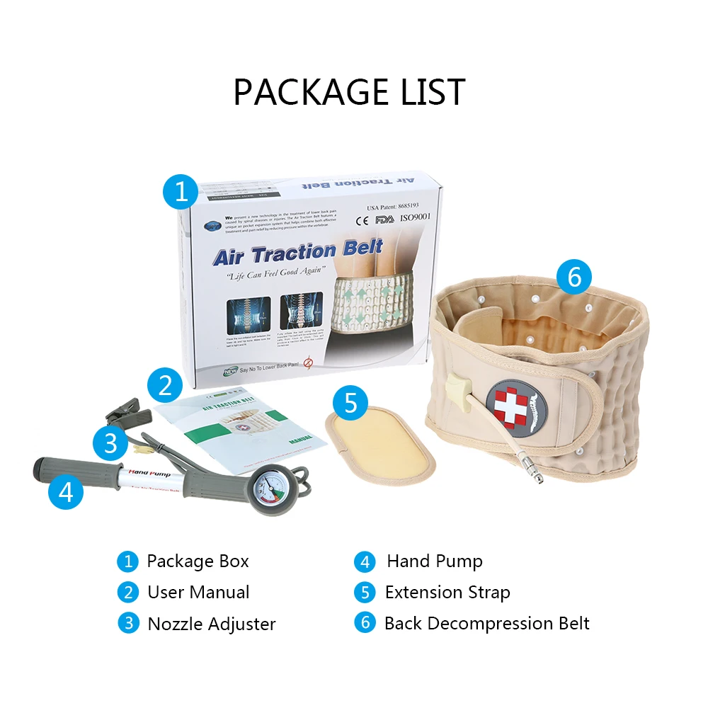 Best Quality Health Care Products Ambulatory Traction Belt For Lower Back Pain With CE