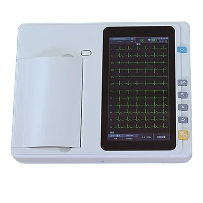 High Quality Portable Electrocardiograph EKG ECG Machine with all accessories cheap price