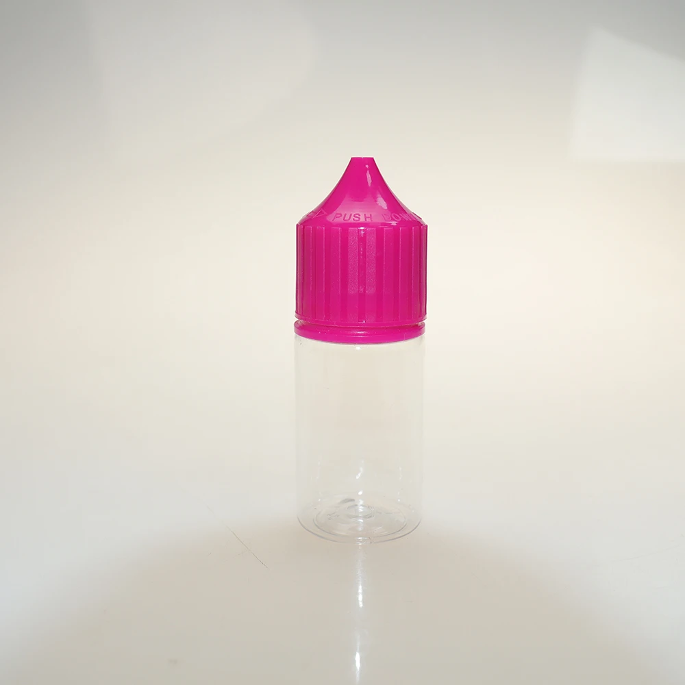10 ML V3 black plastic PCR bottle with a slim mouth cap and tip