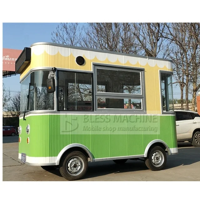 New outdoor snack machines  electric food cart 2022