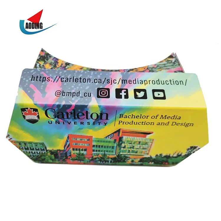 China Manufacturer Cheap Corrugated paper VR Box 3D Glasses Folding Google Cardboard Box