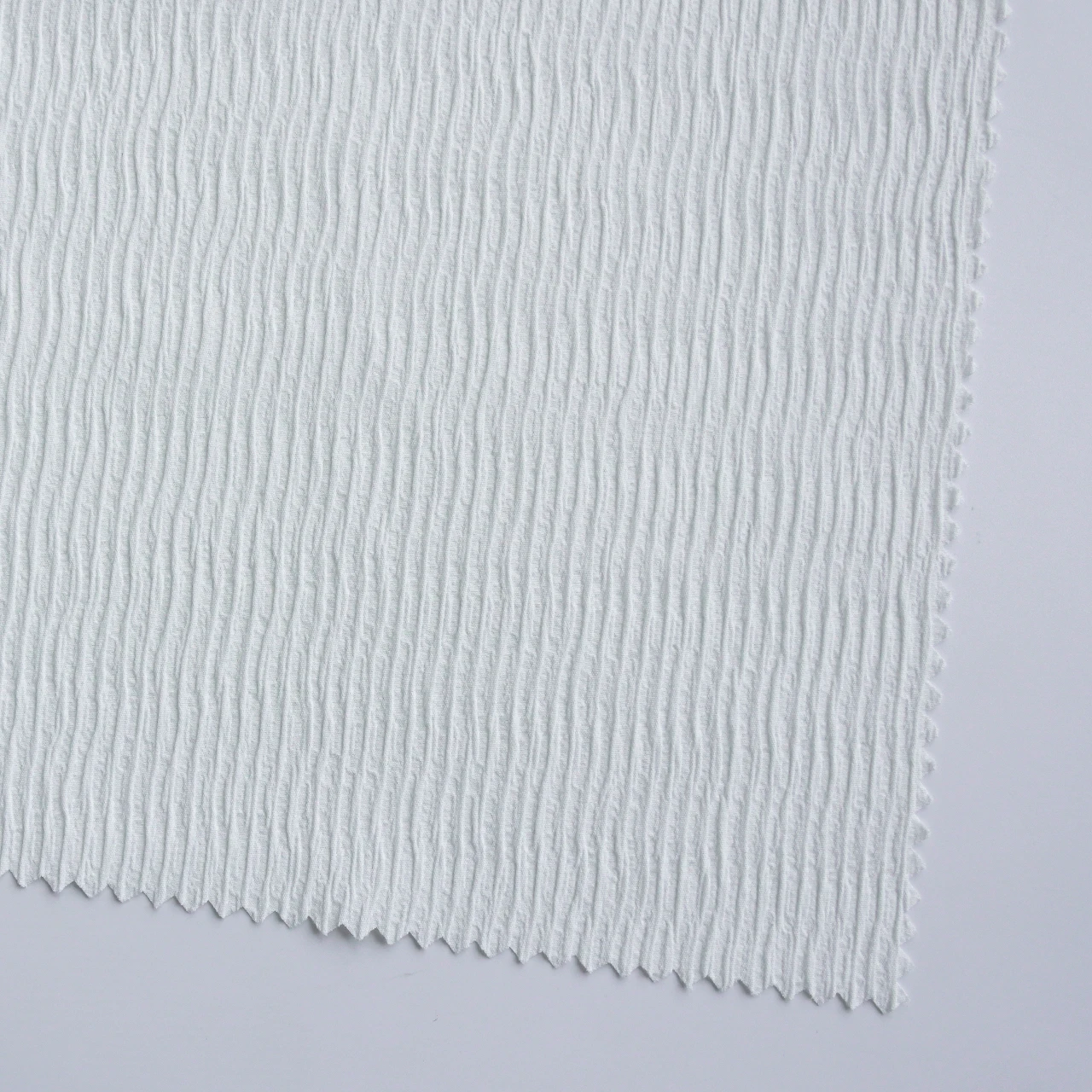 Factory direct sales of chiffon three-dimensional wave strip knitted spring and summer dresses, pants, home clothing fabrics