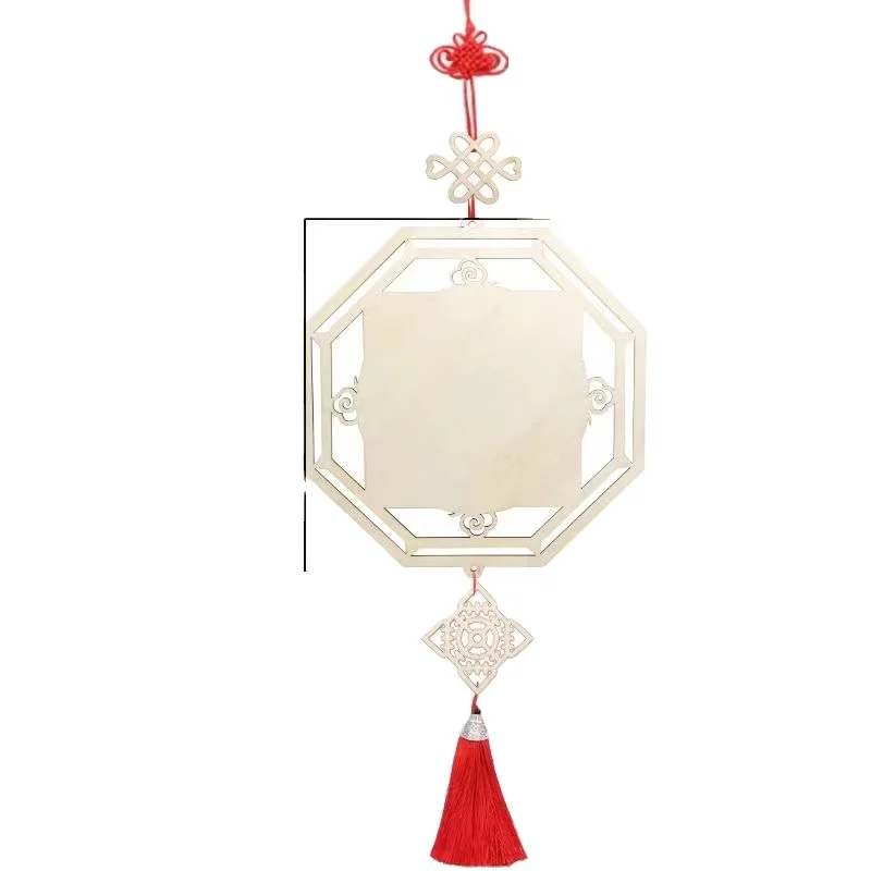 Wholesale Chinese Style Wooden Hanging Decoration Creative Art for Kindergarten and Classroom Handmade Painting Dropshipping