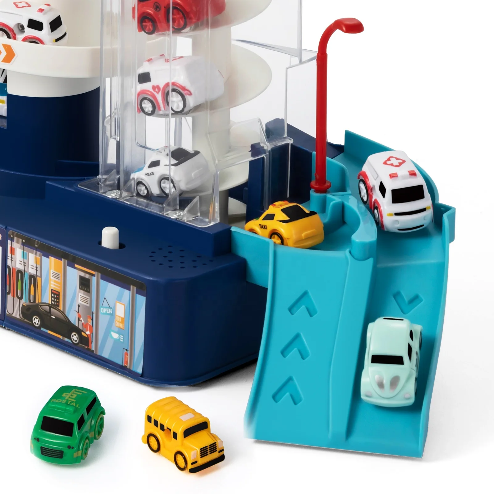 DIY Car Parking Building Wholesale Car Set For Children Play 1232-15 Other Toys