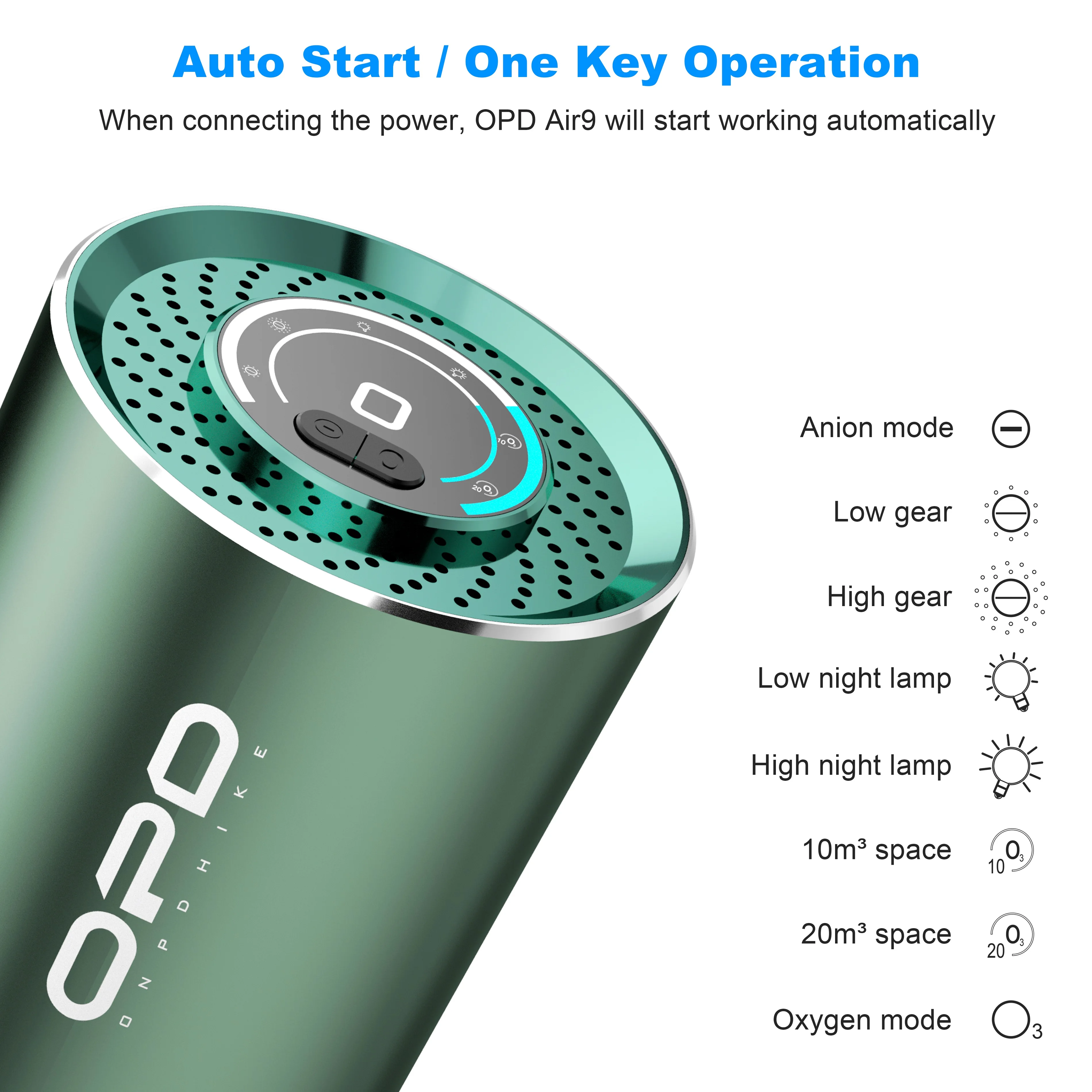 
movable cigarett medify formaldehyde odor dust bathroom deodorization nuclear version silver health electrostatic air purifier 