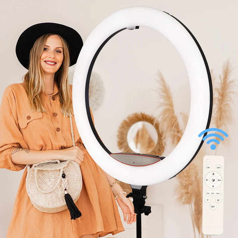 Wholesale 22 Inch  Ring Light Power 48W Color temperature 2700k 7000k for Selfie Makeup Photography Video