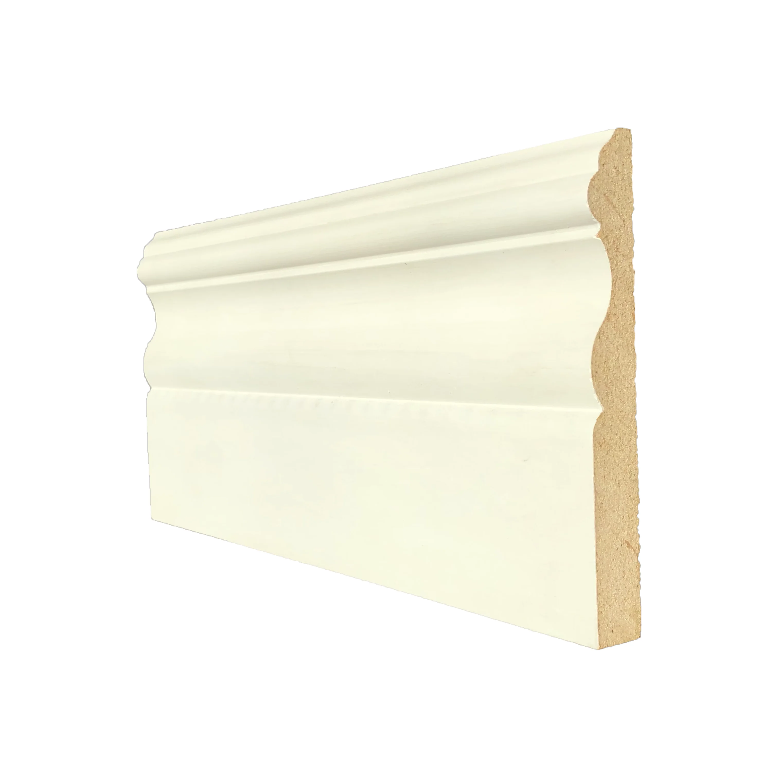 Mdf Baseboard Gesso Coated 98mm wide Factory Sales Customized MDF skirting board