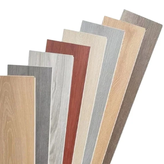 DBDMC New Fashion SPC PVC Material Vinyl Floor Wood Design Click Parquet Surface White Oak Species
