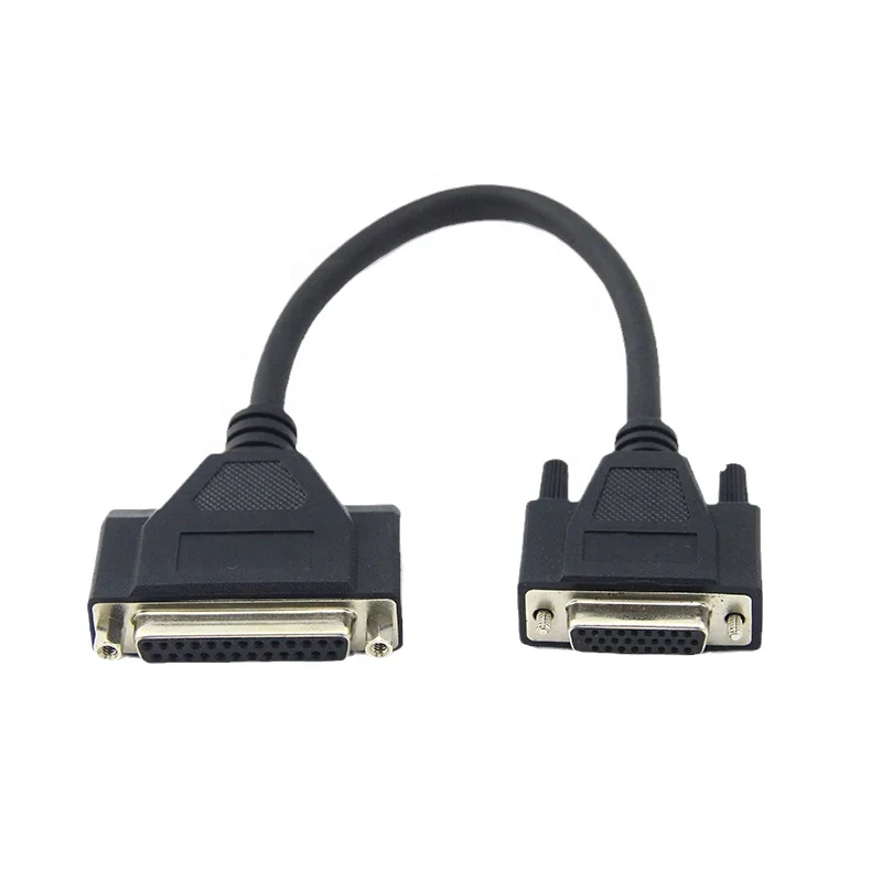Изготовленный на заказ 25-Pin DB25 D-Sub кабель 26-контактный HDB26 RS232 безобрывный кабель