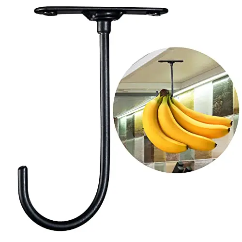 Metal Foldable Banana Hook Under Hanger Cabinet Banana Holder Hook Under Cabinet