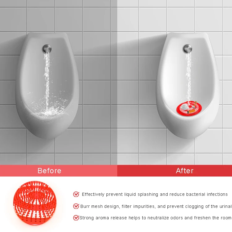 2024 New Disposable Incense and Splash proof  toilet Urinal  Screen  mats