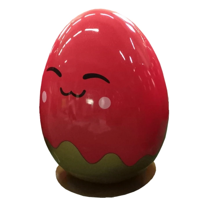 lovely colorful resin decorative Ester Eggs Fiberglass Color Eggs