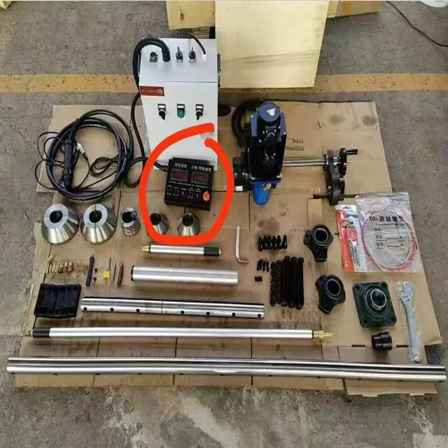 Fully automatic CNC portable electric line boring and welding machine