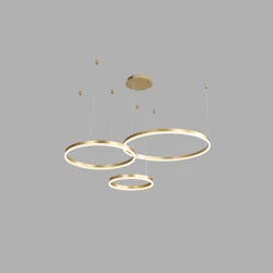 High Quality Customized modern clear hang tube drop pendant light for bedroom