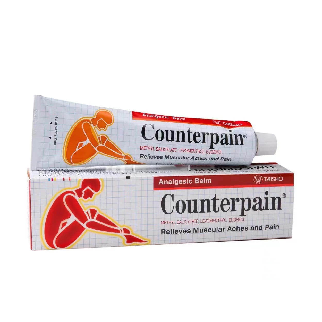 120g Thailand Counterpain Cool Hot Analgesic Balm Cream Arthritis Cream Relief Joint/Muscle/Back/Neck Pain Medical Plaster
