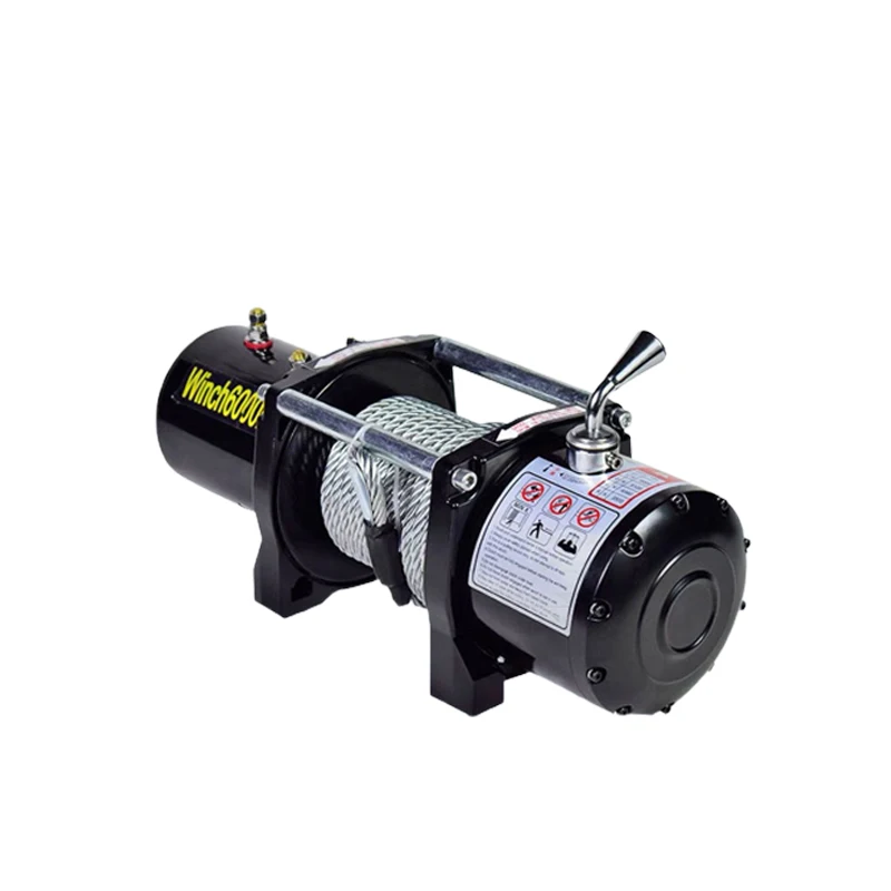 Portable 6000lb 12000 Lbs Mini 12v 12 Volt 24v Car Boat Anchor Motor Electric Winch
