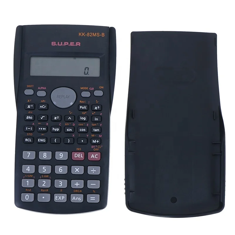 Calculator Handheld Multi-function 2-Line Display Digital LCD Scientific Calculator For Office School Stationery,Electric Energy