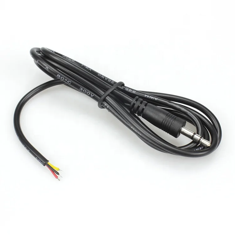 Customize 3.5mm Male Stereo Jack (TRS) to Open Wire AUX