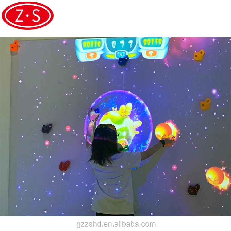 
Factory direct sale vivid projection game interatctive kids game interactive climbing 