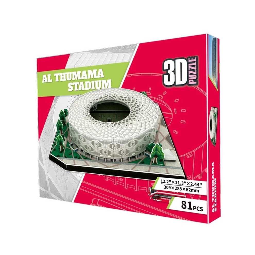 DIY Puzzle Wold Cup Stadium 974 Model 3D of Qatar With 135PCS