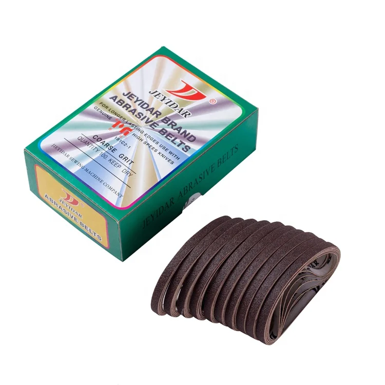 220*6mm Sanding Belts 100 Grit Aluminum Oxide Abrasive Belt for Automatic Cutting Machines Polishing