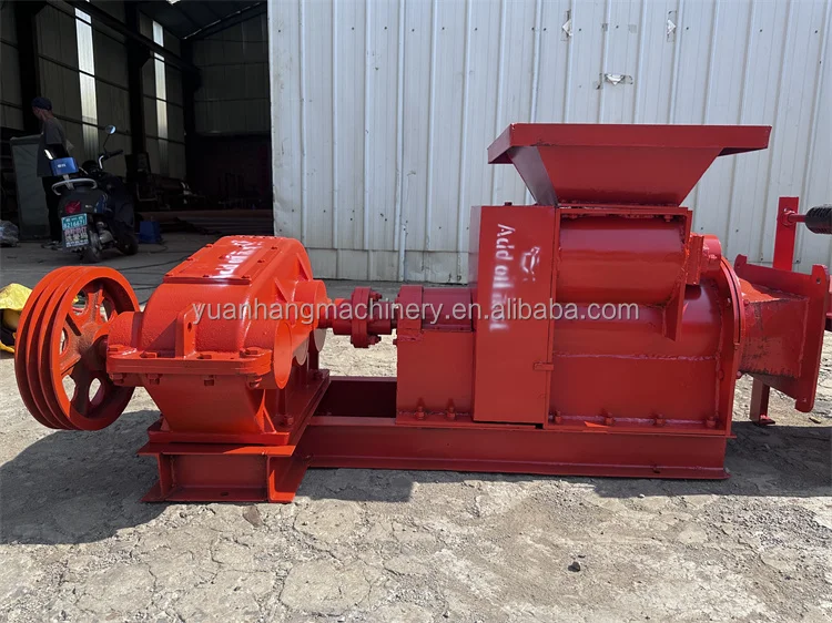 Automatic mud soil brick maker wall tile machine extruder brick molds red clay brick making machine for sale