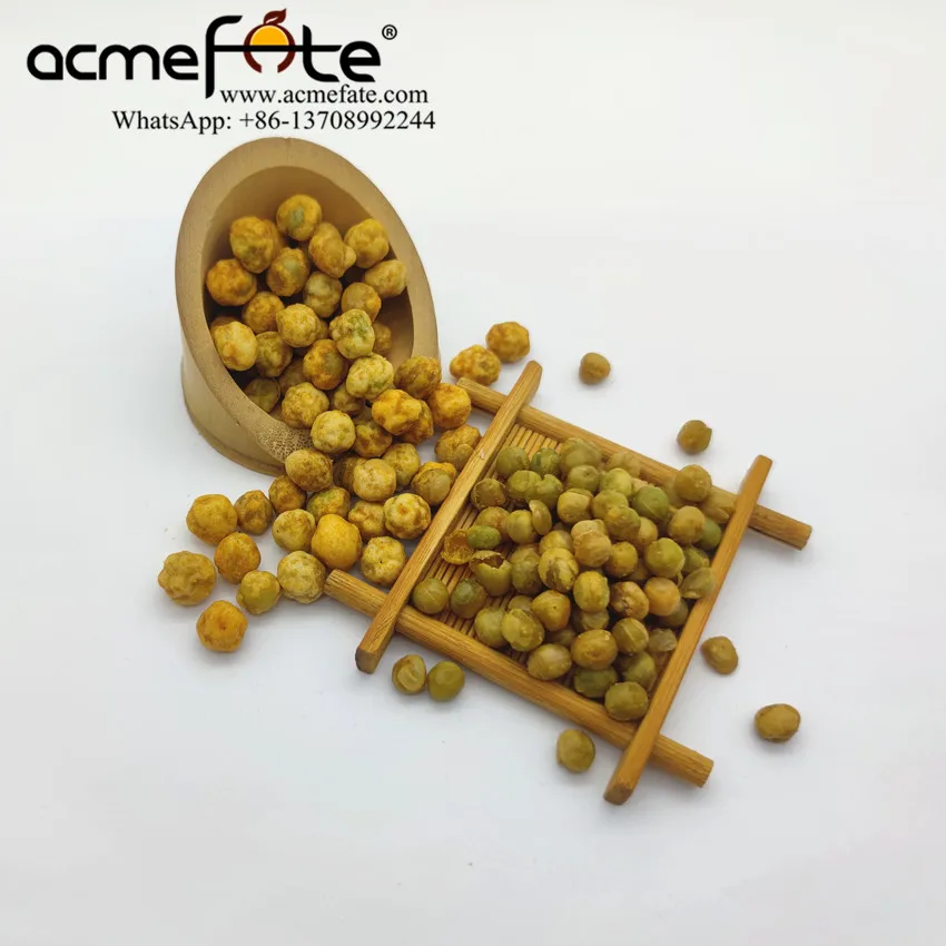 Halal wasabi roasted green peas fried green peas supplier good price