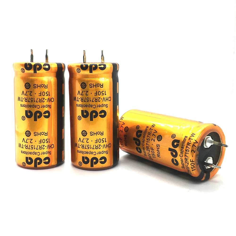 high power 2.7V150F CHV-2R7157R-TW  Super Capacitor 120F 180F 200F 220F 250F 300F 350F 360F 400F 450F 500F 600F  Capacitors