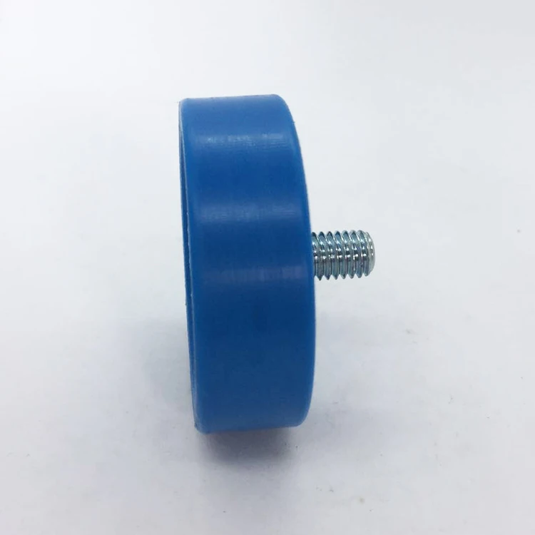 15*50mm 50mm OEM Flat Plastic nylon pulley roller wheel with 608zz bearing for conveyor belt machine