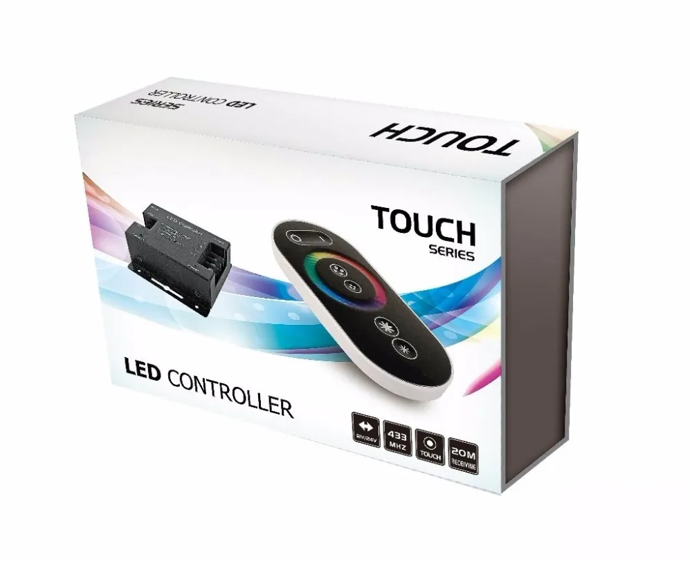 Wholesale RF Wireless Remote RGB LED Controller 6 keys touch panel China Supplier