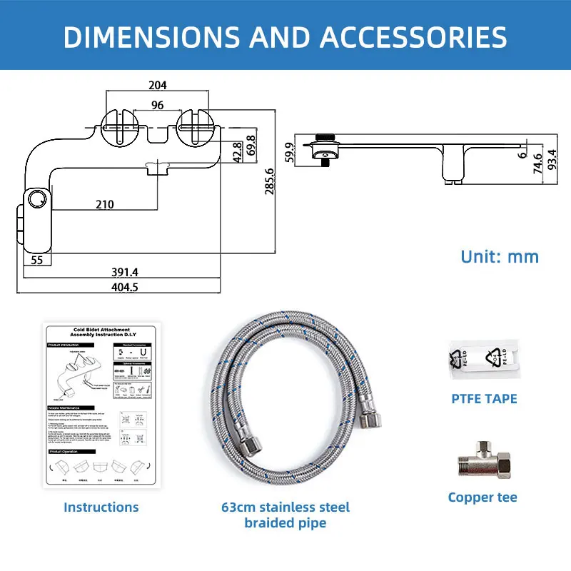 Manual Bidet Toilet Attachment Custom Easy To Install Bidet De Toilette Wall Hung Rear Wash Wc Con Bidet Set Price