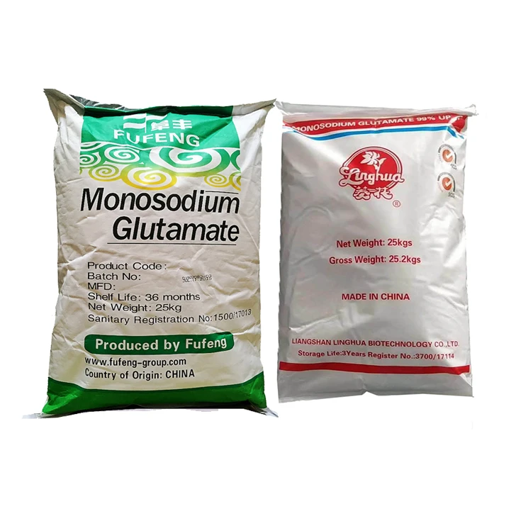 99% Metric Ton Food Grade Glutamate Monosodium 30 40 60 80 Mesh Fufeng Lianhua Monosodium Glutamic