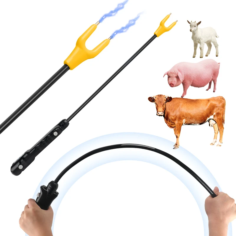 Factory direct sale 105cm livestock sheep cattle pig breeding feeding equipment cattle production light pig drive handle