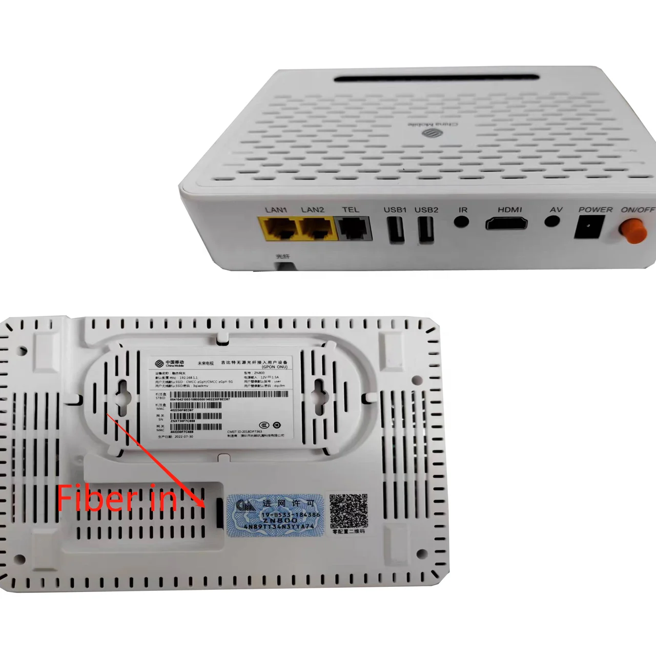 2.4G 5G Wifi Android 9.0 OS IPTV Gpon Epon Xpon Onu Box for Ustarlink  IPTV System