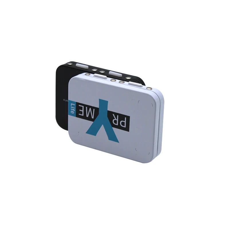 Pre Child Resistant Proof Tin 3.5 Can Button Roll Childproof Rectangle Metal Cr Tin Box Packaging