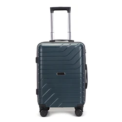 Wholesale new design luxury pp luggage sets 3 piece suitcase trolley bag for women