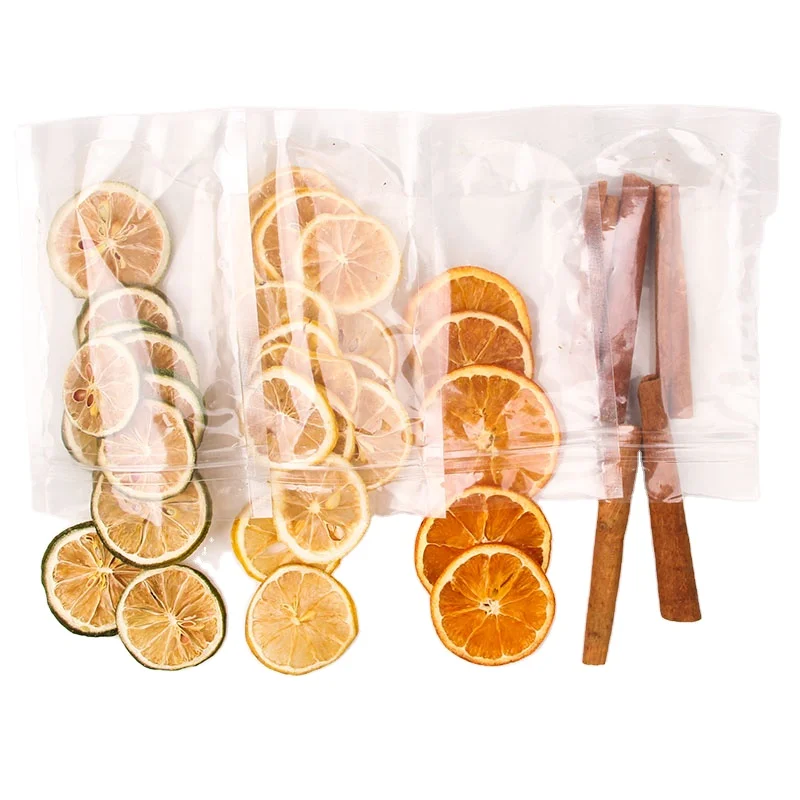 100% Natural Decorative Orange Slice Cinnamon Roll Stick for Candle Cake Bake DIY Material Dried Plants for Christmas