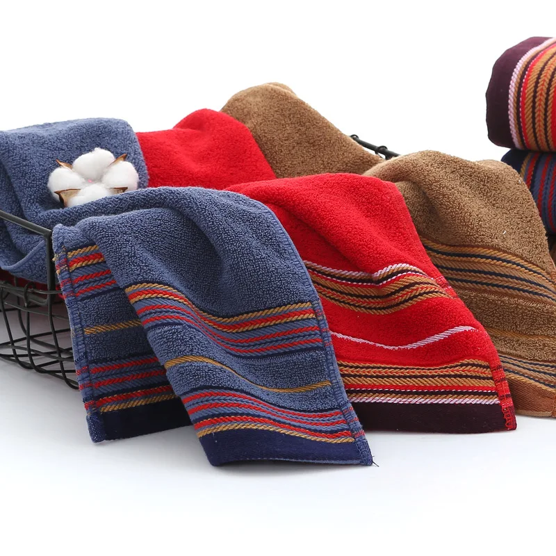 
Factory wholesale high quality soild color 100 cotton soft absorbent gift custom logo towel 