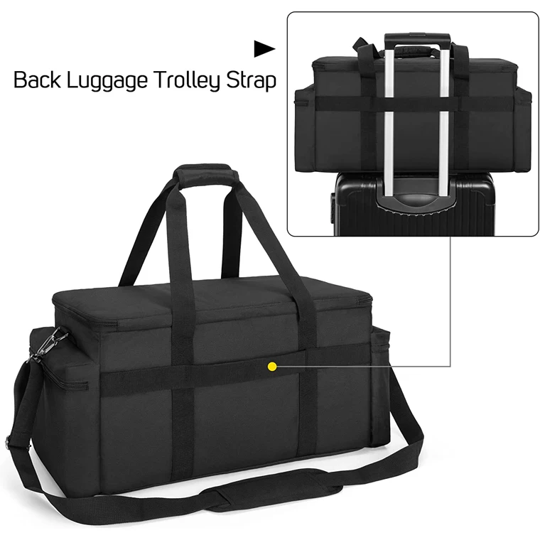 Sound Equipment Storage Tote Wire Bag Organizer DJ Equipment Large Travel Cable File Gig Bag