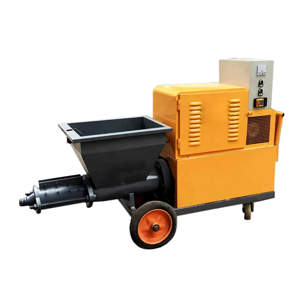 Yugong Motor Mortar Spraying Machine Cement Plaster Spray Machine Mortar Sprayer Diesel