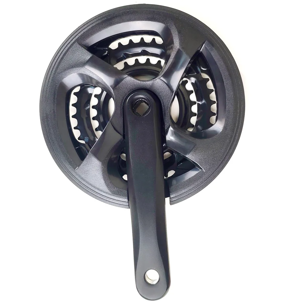 28/38/48T Steel 170mm Mountain Bike Crank Set Chain Wheel Crankset