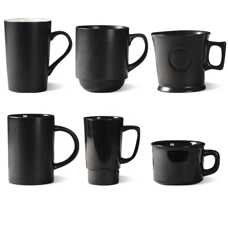 Customized sublimation mugs 15oz blank black Sublimation Mugs for printing bulk ceramic with handle